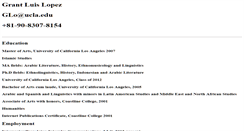 Desktop Screenshot of glo.bol.ucla.edu