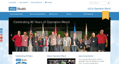 Desktop Screenshot of operationmend.ucla.edu