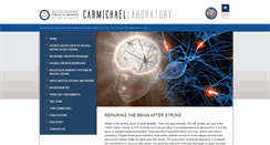 Desktop Screenshot of carmichaellab.neurology.ucla.edu
