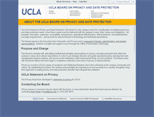 Tablet Screenshot of privacyboard.ucla.edu