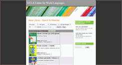 Desktop Screenshot of library.international.ucla.edu