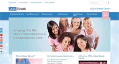 Desktop Screenshot of breastcenter.ucla.edu