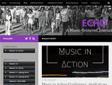 Tablet Screenshot of echo.ucla.edu