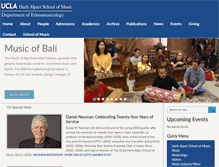 Tablet Screenshot of ethnomusic.ucla.edu
