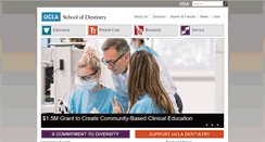 Desktop Screenshot of dentistry.ucla.edu