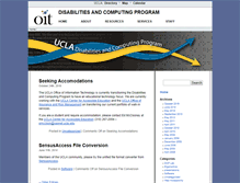 Tablet Screenshot of dcp.ucla.edu