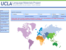Tablet Screenshot of lmp.ucla.edu