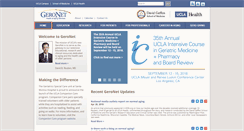 Desktop Screenshot of geronet.ucla.edu