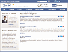 Tablet Screenshot of geronet.ucla.edu