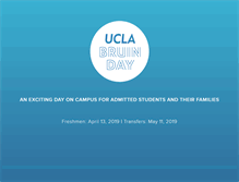 Tablet Screenshot of bruinday.ucla.edu