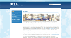 Desktop Screenshot of biomedresearchminor.ucla.edu