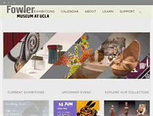 Tablet Screenshot of fowler.ucla.edu