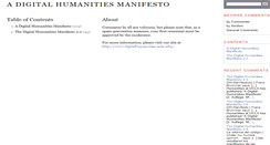 Desktop Screenshot of manifesto.humanities.ucla.edu