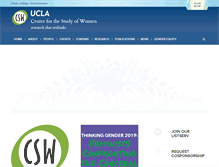 Tablet Screenshot of csw.ucla.edu