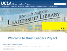 Tablet Screenshot of bruinleaders.ucla.edu