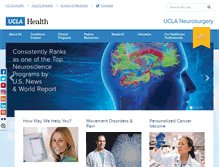 Tablet Screenshot of neurosurgery.ucla.edu