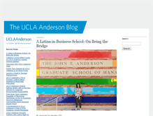 Tablet Screenshot of blogs.anderson.ucla.edu