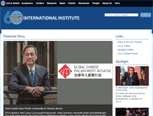 Tablet Screenshot of international.ucla.edu