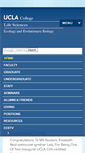 Mobile Screenshot of eeb.ucla.edu