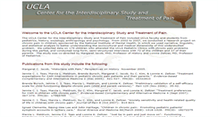 Desktop Screenshot of pain.ucla.edu