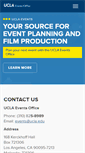 Mobile Screenshot of events.ucla.edu