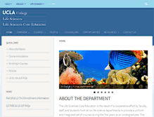 Tablet Screenshot of lscore.ucla.edu