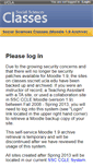 Mobile Screenshot of classes.sscnet.ucla.edu