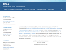 Tablet Screenshot of lssa.ucla.edu