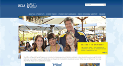 Desktop Screenshot of parents.ucla.edu