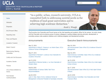 Tablet Screenshot of evc.ucla.edu