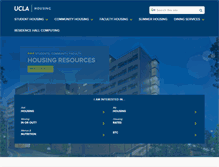 Tablet Screenshot of housing.ucla.edu