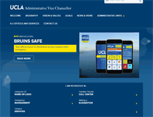 Tablet Screenshot of adminvc.ucla.edu