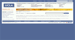 Desktop Screenshot of directory.ucla.edu