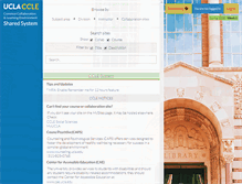 Tablet Screenshot of ccle.ucla.edu