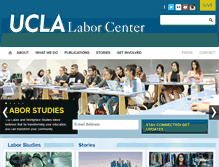 Tablet Screenshot of labor.ucla.edu