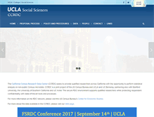 Tablet Screenshot of ccrdc.ucla.edu