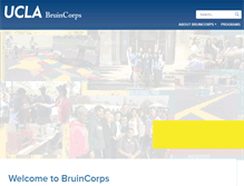 Tablet Screenshot of bruincorps.ucla.edu