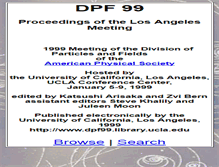 Tablet Screenshot of dpf99.library.ucla.edu