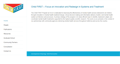 Desktop Screenshot of childfirst.ucla.edu