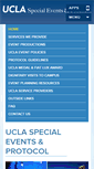 Mobile Screenshot of eventsprotocol.ucla.edu