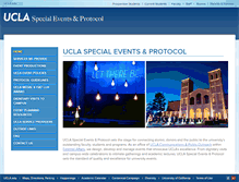 Tablet Screenshot of eventsprotocol.ucla.edu