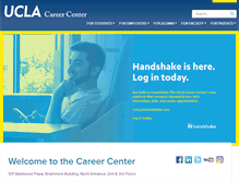 Tablet Screenshot of career.ucla.edu