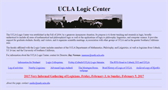 Desktop Screenshot of logic.ucla.edu