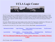 Tablet Screenshot of logic.ucla.edu