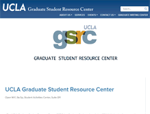 Tablet Screenshot of gsrc.ucla.edu