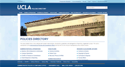 Desktop Screenshot of policies.ucla.edu