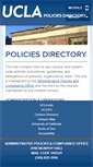 Mobile Screenshot of policies.ucla.edu
