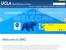 Tablet Screenshot of brc.ucla.edu