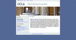 Desktop Screenshot of campuscounsel.ucla.edu