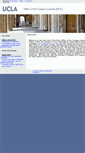 Mobile Screenshot of campuscounsel.ucla.edu
